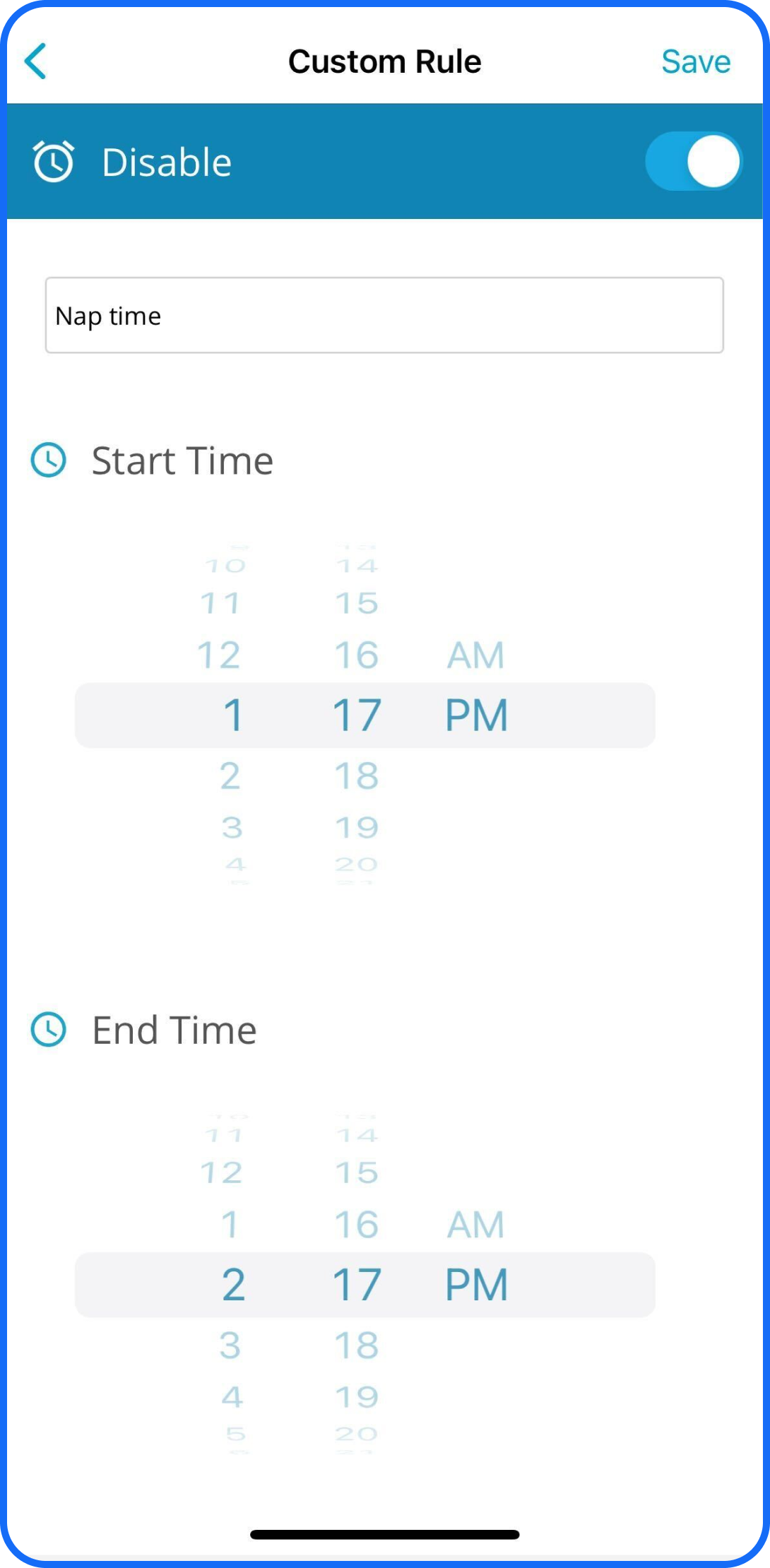 Downtime Schedules